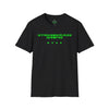 StreamerVids Gaming Racing Font T-Shirt with Social logos.